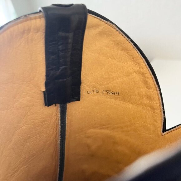 NEW Rod Patrick Mens Cowboy Boots 15.5AAAA Black Calf Leather Western Blunt Toe - Picture 11 of 13